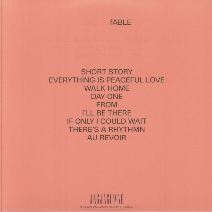 BON IVER (ボン・イヴェール) - SABLE, fABLE (Worldwide 限定リリース 2xLP-見開きジャケ/NEW) '25年5thアルバム