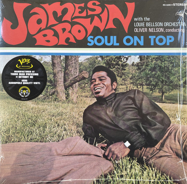 JAMES BROWN (ジェームス・ブラウン) - Soul On Top (世界共通 正規限定復刻再発180g LP-見開きジャケ/New)ジャズ・オーケストラ・バックの'70年ゴージャス全11曲!