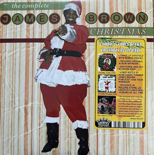 JAMES BROWN (ジェームス・ブラウン) - The Complete James Brown Christmas (US 限定復刻リマスター再発LPx3枚組/New) '66〜'70年クリスマスアルバム3枚合体再発!