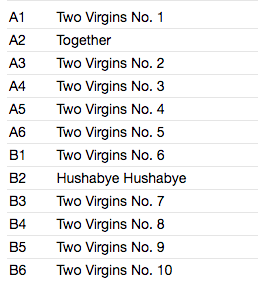 JOHN LENNON / YOKO ONO (ジョン・レノン / オノ・ヨーコ) - 「未完成」作品第1番 :トゥーヴァージンズ (Japan 限定復刻「ホワイトカラーVINYL」LP+オマケ/New)