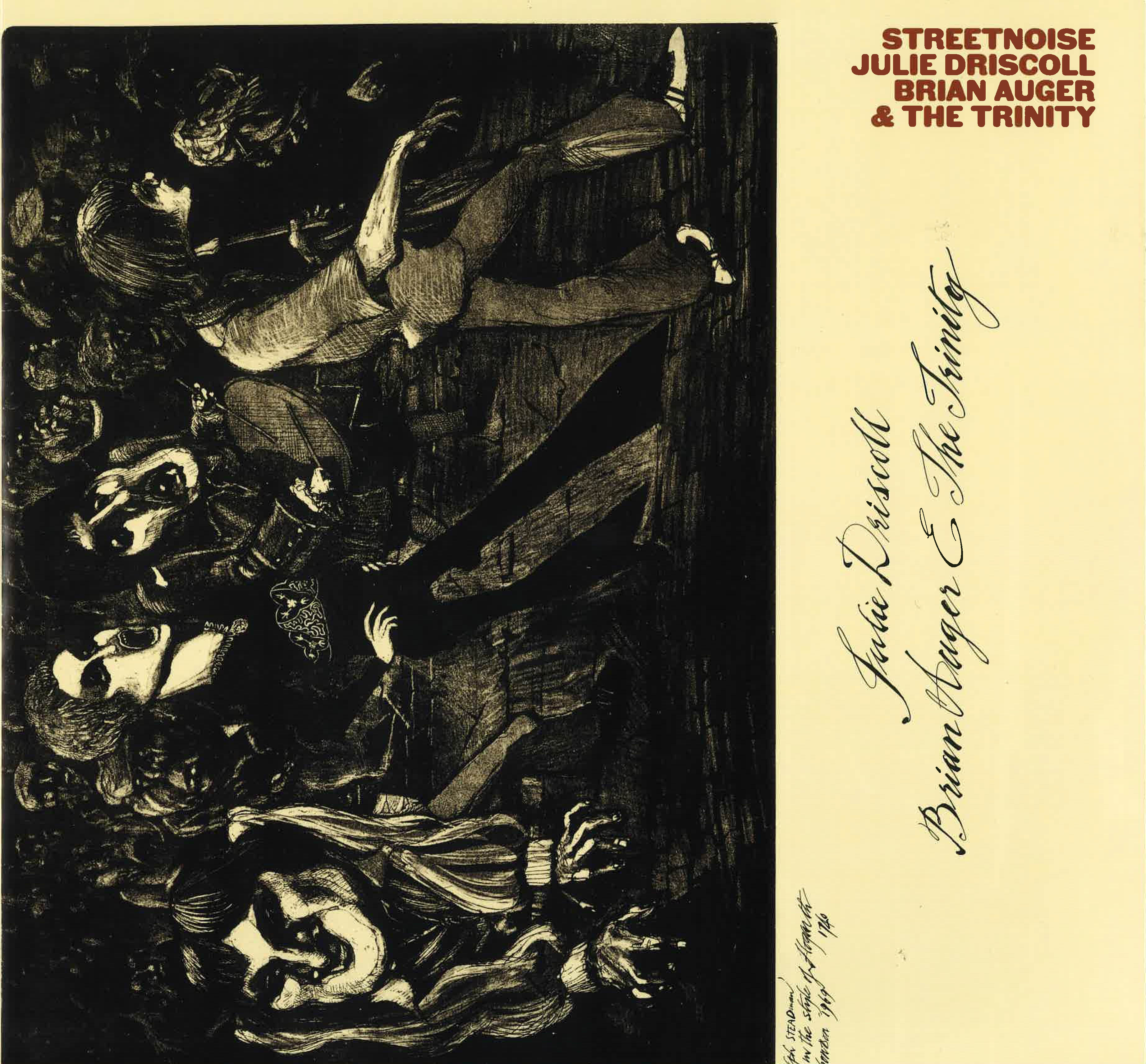 JULIE DRISCOLL, BRIAN AUGER & THE TRINITY (ジュリー・ドリスコール, ブライアン・オーガー & ザ・トリニティ) - Streetnoise (EU 限定復刻再発 LPx2枚組-見開きジャケ/New)69年共演2作目アルバム