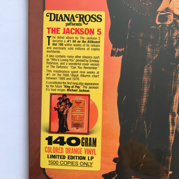 JACKSON 5 (ジャクソン・ファイブ) - Diana Ross Presents The Jackson 5 (US & EU 限定1500枚復刻再発140g 「オレンジ・ヴァイナル」 LP/New)