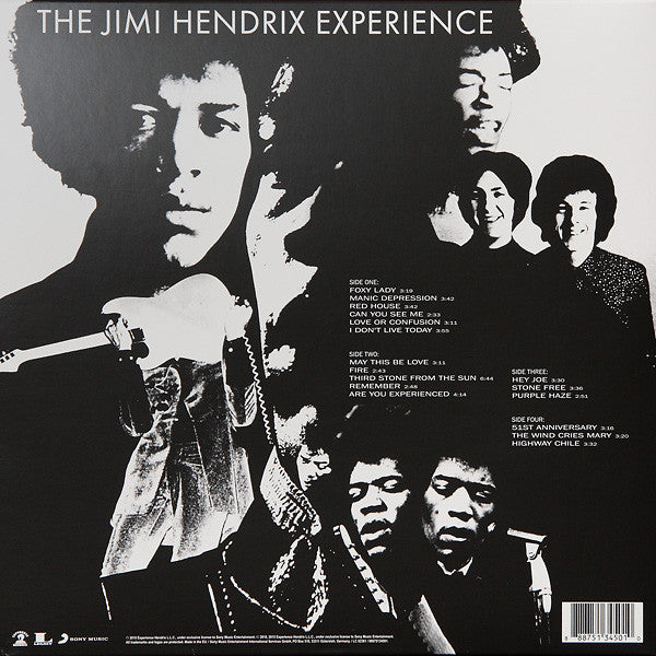 JIMI HENDRIX EXPERIENCE (ジミ・ヘンドリックス) - Are You Experienced (EU 限定ボーナス入りリマスター再発180gステレオ 2xLP-見開きジャケ/New)