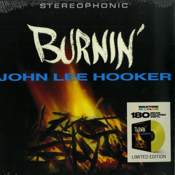 JOHN LEE HOOKER (ジョン・リー・フッカー) - Burnin’ (EU 限定ボーナス追加13曲入り再発180g「イエローVINYL」LP/New) ’61年ヴィージェイ社期名作!