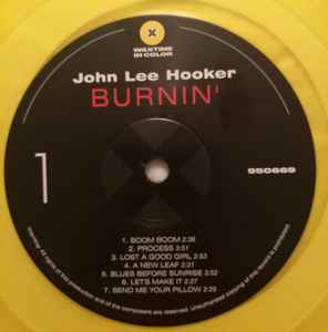 JOHN LEE HOOKER (ジョン・リー・フッカー) - Burnin’ (EU 限定ボーナス追加13曲入り再発180g「イエローVINYL」LP/New) ’61年ヴィージェイ社期名作!