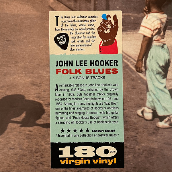 JOHN LEE HOOKER (ジョン・リー・フッカー) - Folk Blues (EU 限定復刻ボーナス入り再発180g LP/New)