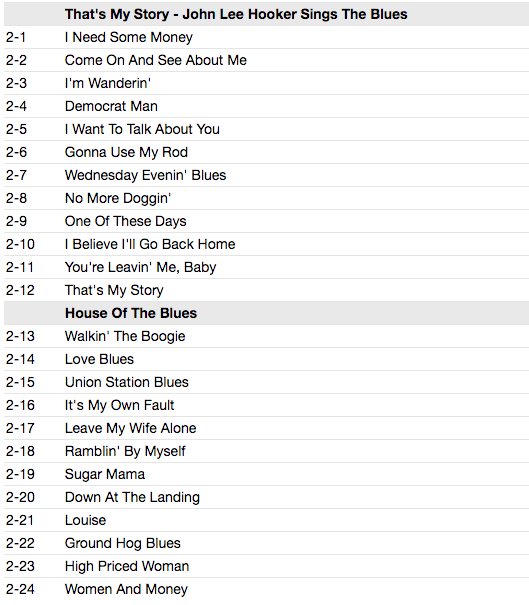 JOHN LEE HOOKER (ジョン・リー・フッカー) - Four Classic Albums - 2nd Set (UK 限定合体再発CDx2枚組/New) 全49曲!