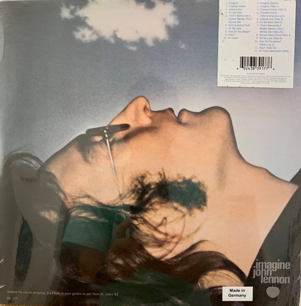 JOHN LENNON (ジョン・レノン) - Imagine (EU2021年限定復刻リミックス再発180グラム「ホワイト VINYL」 LPx2枚組+インナースリーブ、ポストカードx2枚、ポスター/ New)