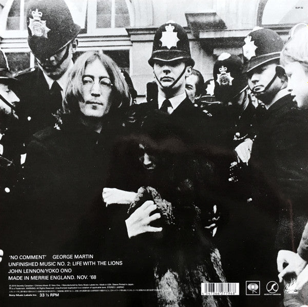 JOHN LENNON / YOKO ONO (ジョン・レノン / オノ・ヨーコ) - 「未完成」作品第2番 :ライフ・ウィズ・ザ・ライオンズ (Japan 限定復刻「ホワイトカラーVINYL」LP+オマケ/New)