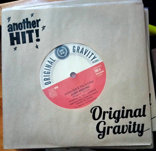 JUNIOR DELL & THE D-LITES / Prince Deadly (ジュニア・デル&ザ・ディーライツ/ プリンス・ダディ) - Jump Around / Rock The Lawn (UK 限定再発「紅白ラベ」 7"/New)