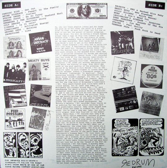 V.A. ('77-'82年US &カナダ・レアパンク・コンピ) - Killed By Death #12 (US 限定再発「ブラックヴァイナル」LP+黒ジャケ/ New)