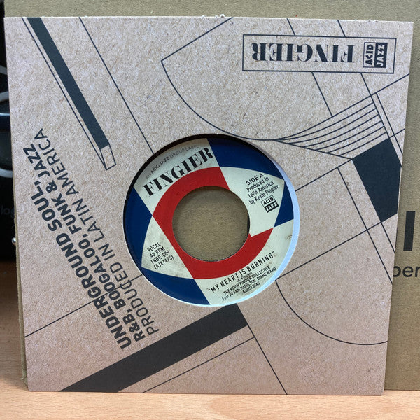KEVIN FINGIER COLLECTIVE feat. Jo Ann Hamilton, Diane Ward, Josi Dias (ケヴィン・フィンガー・コレクティヴ) - My Heart Is Burning / Foreword Dub (UK 限定プレス 7"+カンパニースリーブ/New)
