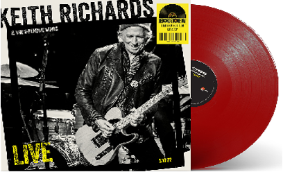 Keith Richards & The X-Pensive Winos (キース・リチャーズ) - Live 3.10.22 (USレコードストアデイ1,300枚限定「赤盤」3曲入り12インチ /New)