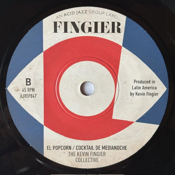 KEVIN FINGIER COLLECTIVE (ケヴィン・フィンガー・コレクティヴ) - The Boogaloo EP (UK 500枚限定ジャケ付き4曲入り7インチEP/New)踊れる、使えるラテン・ブガルー!