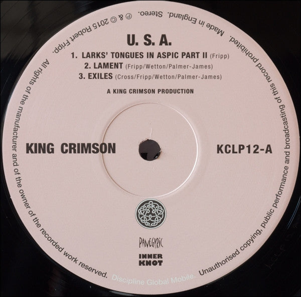 KING CRIMSON (キング・クリムゾン) - USA (UK 限定リマスター再発 200g LP/New)