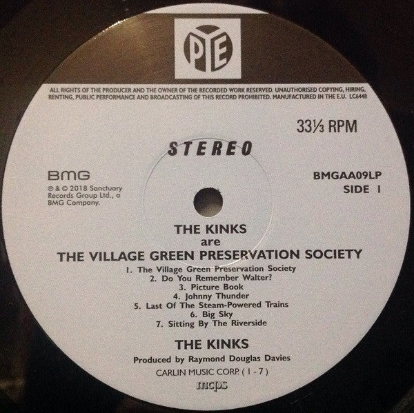 KINKS (キンクス) - The Kinks Are The Village Green Preservation Society (UK-EU限定リマスター復刻再発180gステレオ LP/New)
