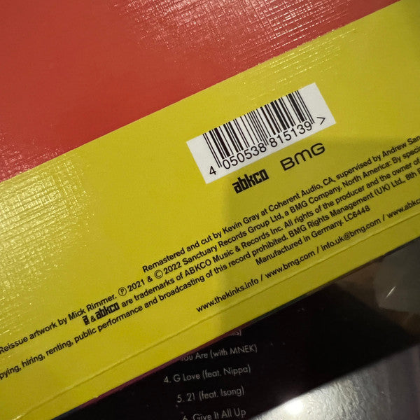 KINKS (キンクス) - Percy (EU 発売50周年リマスター復刻再発 LP - テクスチャージャケ/New BMGCAT742LP)