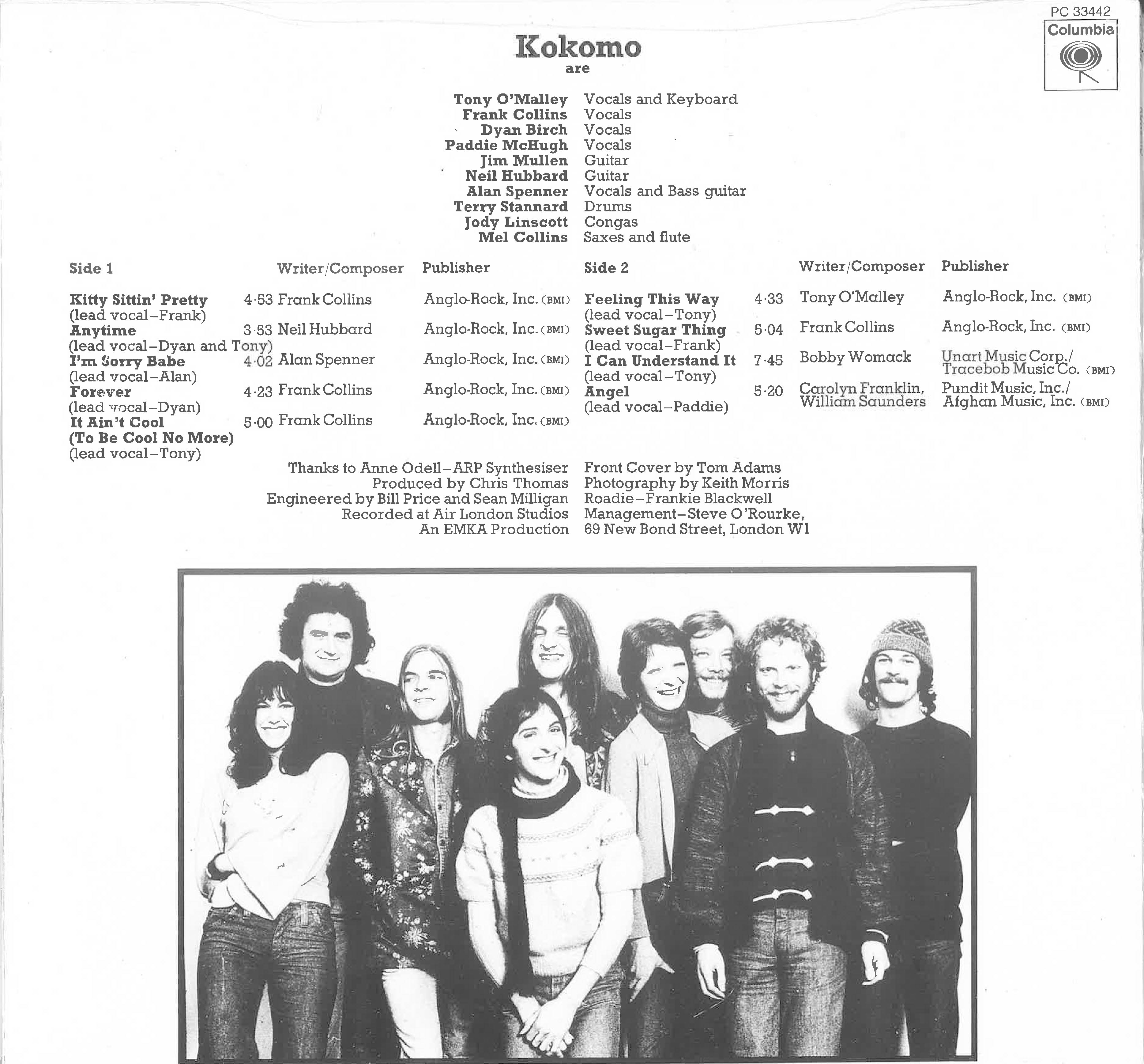 KOKOMO (ココモ) - Kokomo -1st Album - (US 限定復刻再発 LP/New)ブルーアイド(ファンキー)ソウル、パブロック名作!