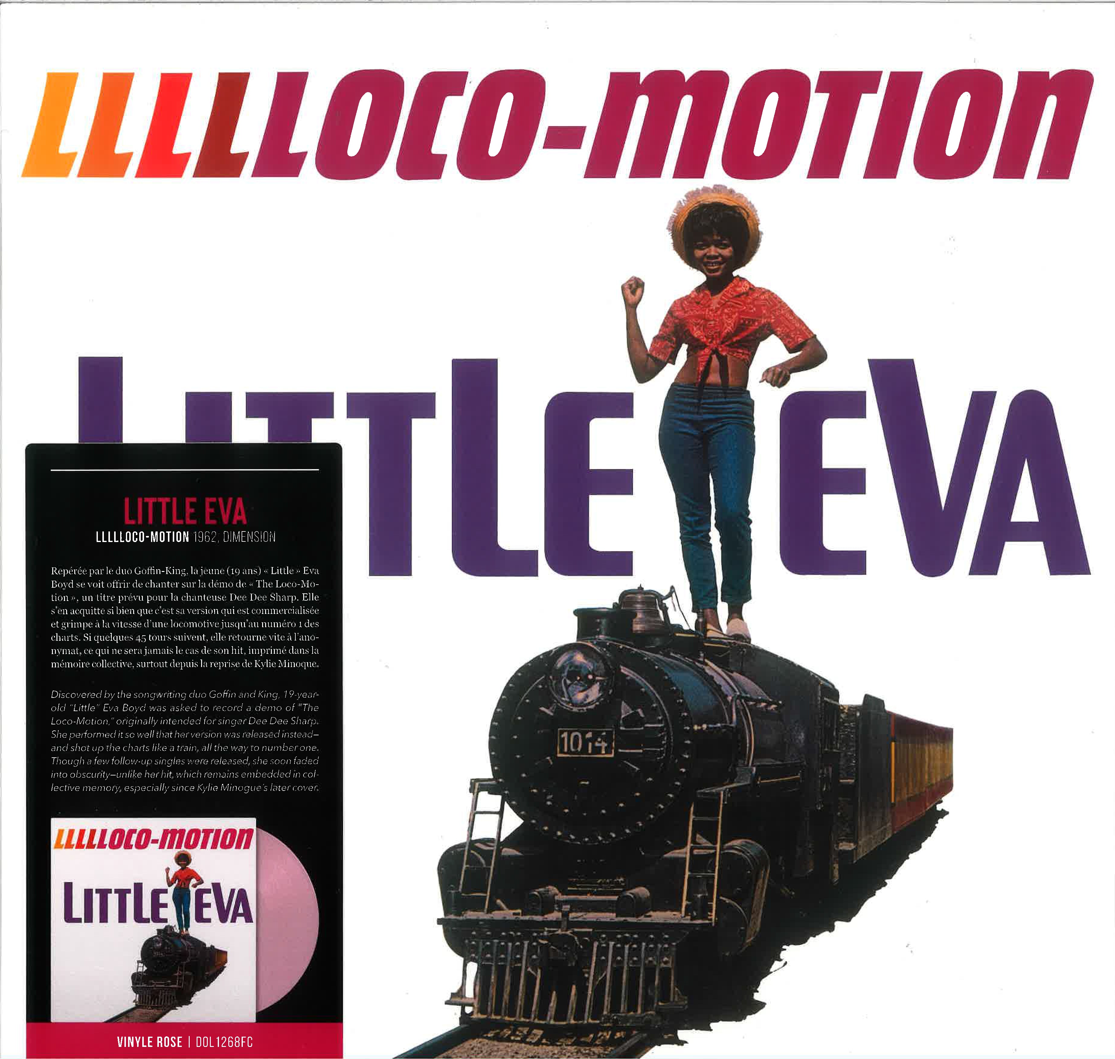 LITTLE EVA (リトル・エヴァ) - Llllloco-Motion (EU 限定ボーナス入り復刻再発「ピンクVINYL」LP/ New) キャロル・キング溺愛娘'62年デビューアルバム!
