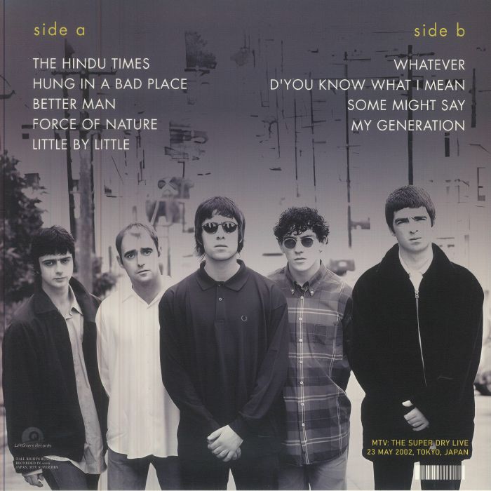 OASIS (オアシス) - The Super Dry (Italy 限定リリース LP/NEW) '02年東京録音ライブアルバム