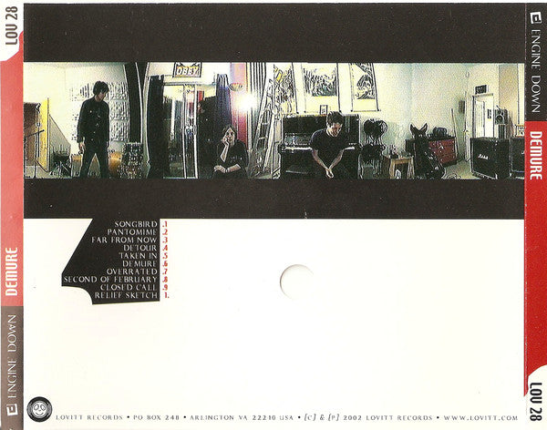 ENGINE DOWN (エンジン・ダウン) - Demore (US 限定リリース CD/NEW) '02年3rdアルバム