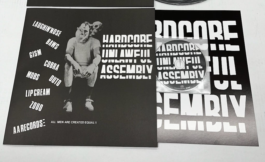 V.A. (80's ジャパコア・コンピ) - ハードコア不法集会 (Japan 限定再発 CD / New)LPサイズのポスタージャケ !