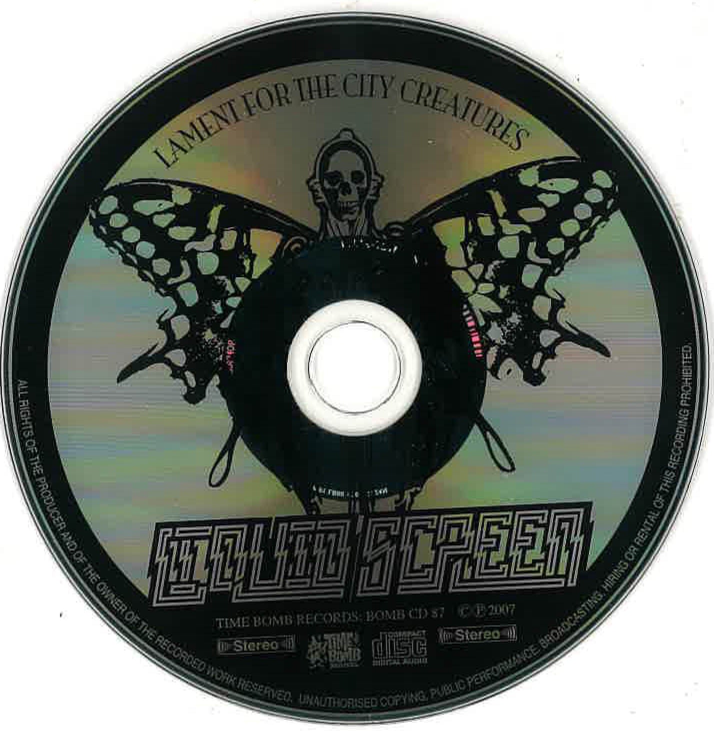 LIQUID SCREEN (リキッド・スクリーン) - Lament For The City Creatures (Japan タイムボム 限定 CD /New )’07年デビュー・アルバム