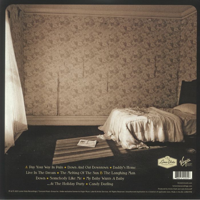 ST. VINCENT (セイント・ヴィンセント) - Daddy's Home (EU 限定リリース LP+ポスター/NEW) '21年6thアルバム