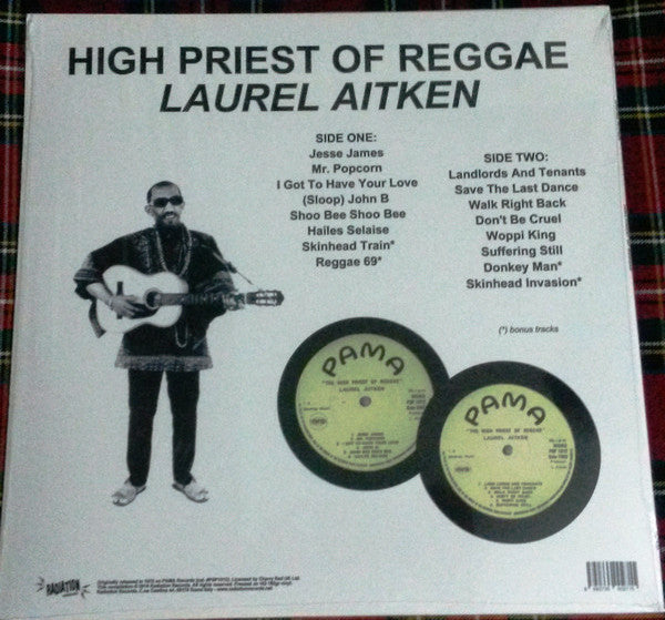 LAUREL AITKEN (ローレル・エイトキン ) - The High Priest Of Reggae (イタリア限定ボーナス追加16曲入り再発LP/New) '70年名作サード・アルバム!