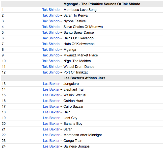 LES BAXTER / TAK SHINDO (レス・バクスター / タク・シンドウ: 進藤猛) - Les Baxter's African Jazz + Mganga! (US 限定ボーナス入り再発 CD/New)