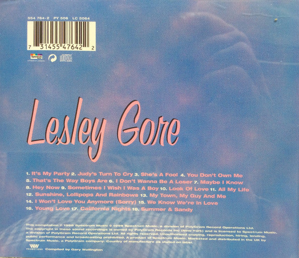 LESLEY GORE (レスリー・ゴーア) - The Essential Collection (UK 限定 CD/New)ベスト18曲!