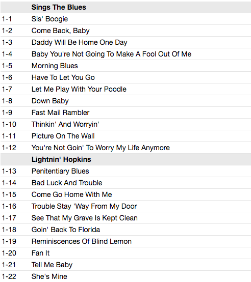 LIGHTNIN’ HOPKINS (LIGHTNING HOPKINS) (ライトニン・ホプキンス) - Four Classic Albums - 2nd Set (UK 限定合体再発CDx2枚組/New) 全43曲!