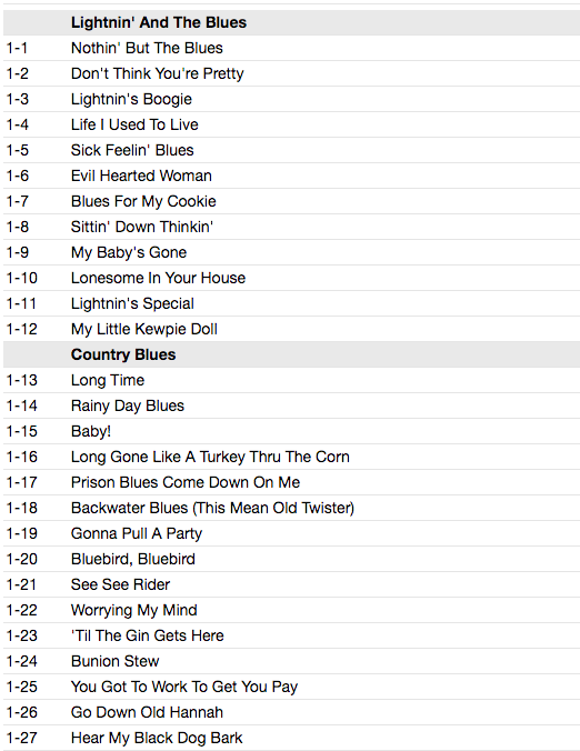 LIGHTNIN’ HOPKINS (LIGHTNING HOPKINS) (ライトニン・ホプキンス) - Four Classic Albums (UK 限定合体再発CDx2枚組/New) 全44曲!