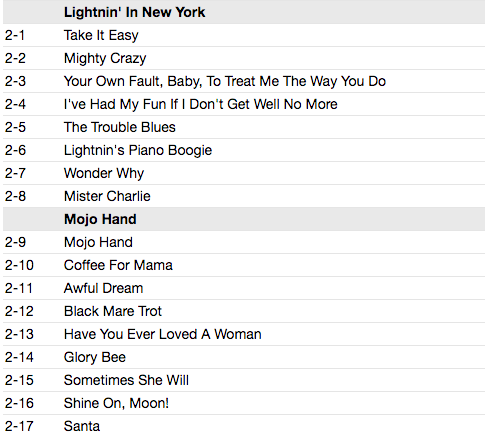 LIGHTNIN’ HOPKINS (LIGHTNING HOPKINS) (ライトニン・ホプキンス) - Four Classic Albums (UK 限定合体再発CDx2枚組/New) 全44曲!