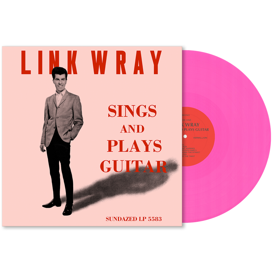 LINK WRAY (リンク・レイ) - Sings And Plays Guitar (US 限定復刻再発「ピンク VINYL」LP/New)