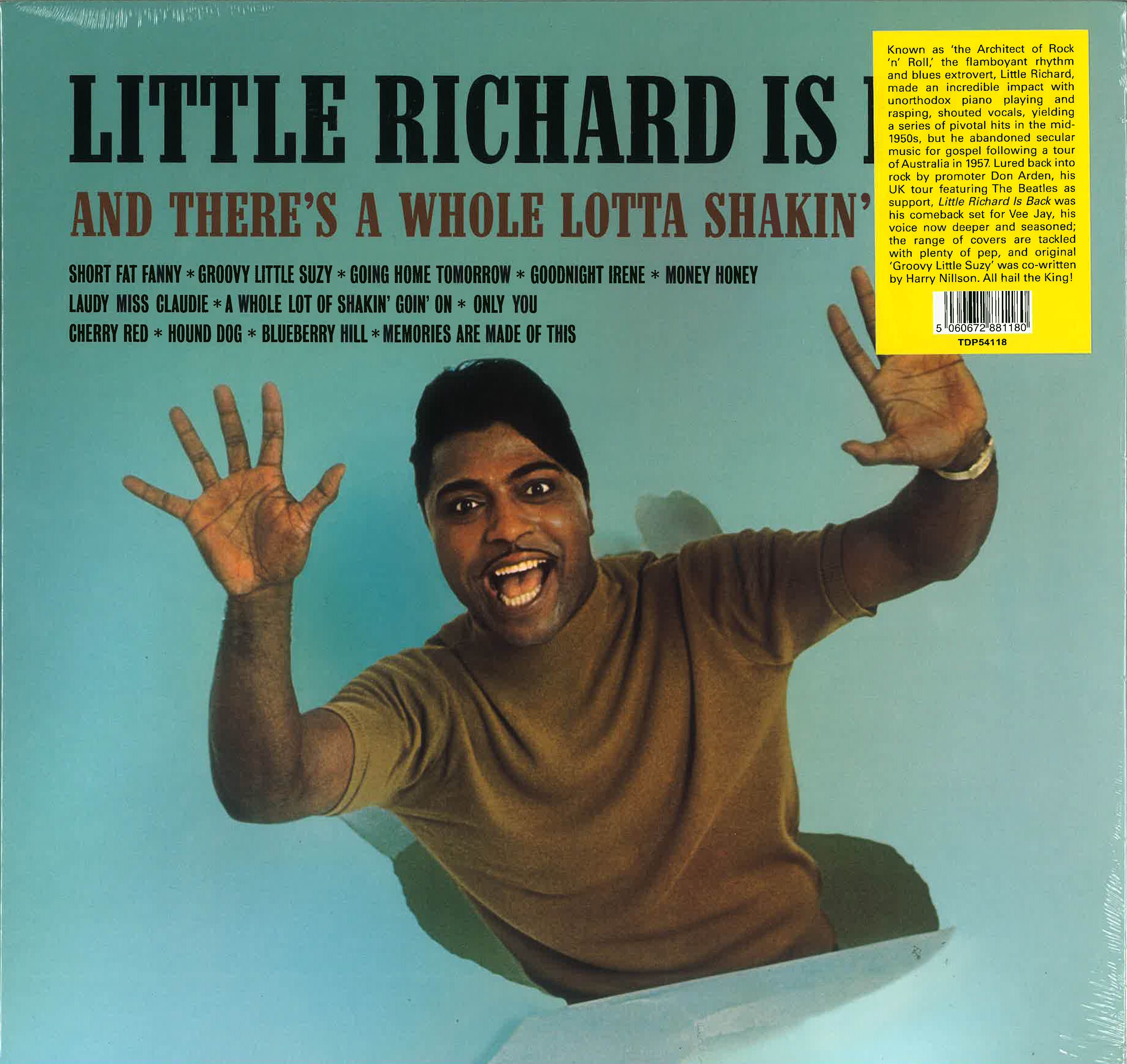 LITTLE RICHARD (リトル・リチャード) - Little Richard Is Back (EU 限定復刻再発 LP/New)