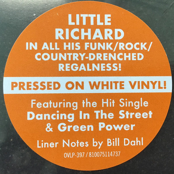 LITTLE RICHARD (リトル・リチャード) - King Of Rock And Roll (US 限定再発「ホワイト VINYL」LP/New) '71年39歳時発表のリプリーズ社移籍2作目