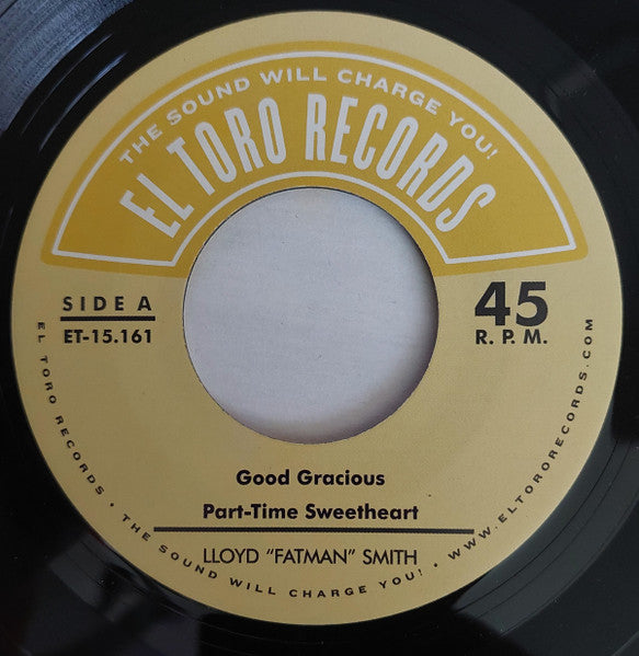 LLOYD "Fatman" SMITH (ロイド "ファットマン" スミス) - Where You Been EP (Spain 限定ジャケ付き再発4曲入り 7"EP/New)