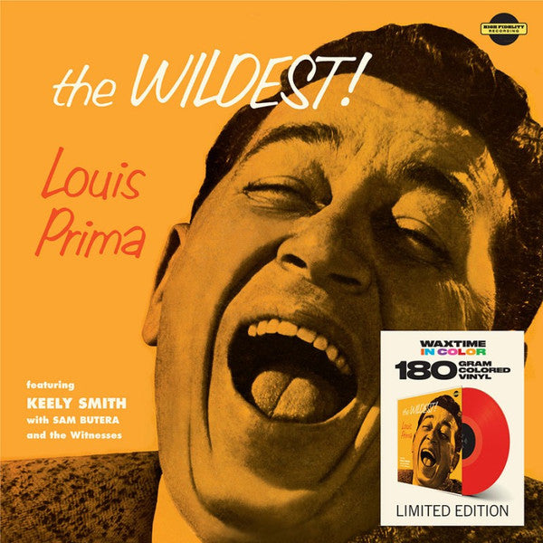 LOUIS PRIMA (ルイ・プリマ) - The Wildest ! (EU 限定ボーナス追加17曲入り再発180g「赤盤」モノラル LP/New) 56年大出世セカンドアルバム!