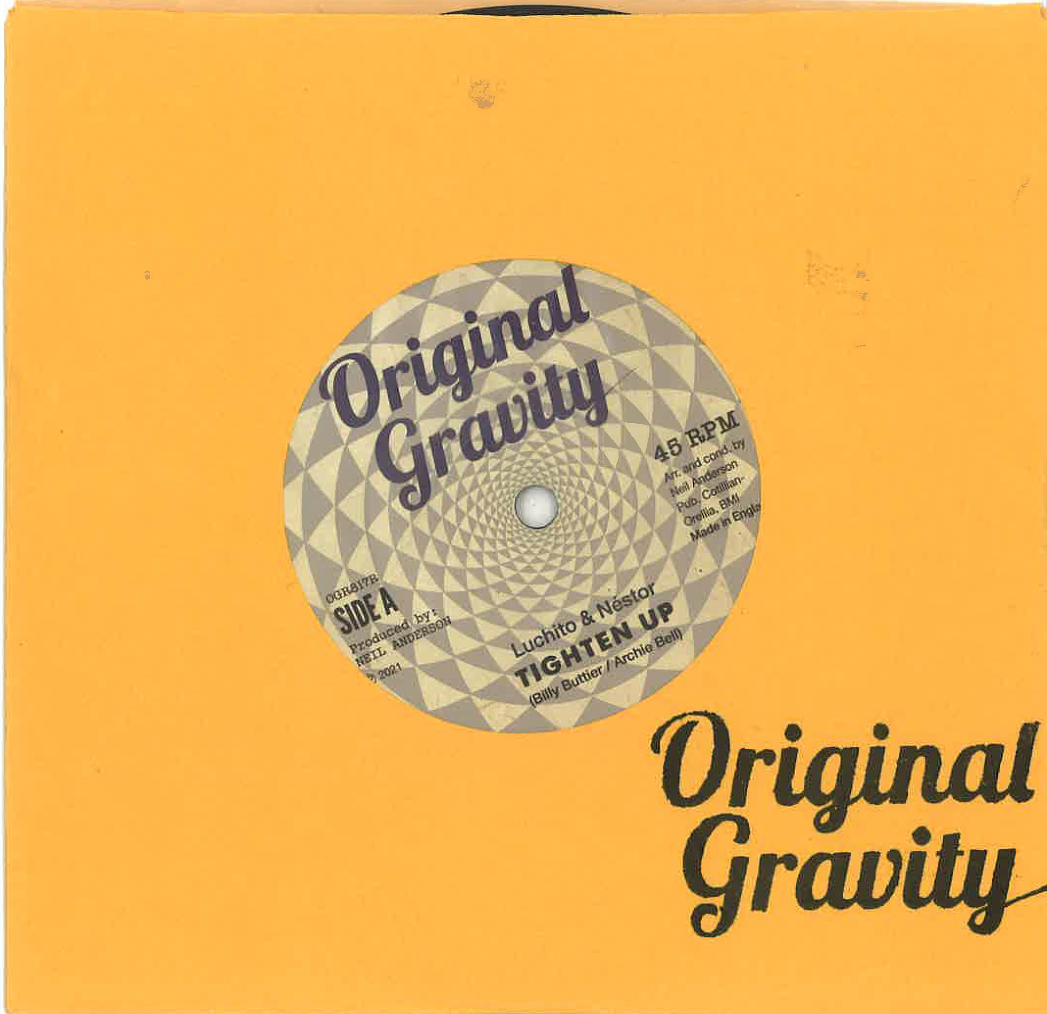 LUCHITO & NÉSTOR (ルチート & ネスター) - Tighten Up / Just Add Vibes (UK 限定「黒盤」 7"/New)