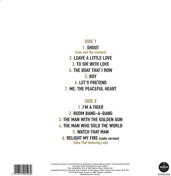 LULU (ルル) - Gold (UK-EU限定リリース・アナログLP/New) ベスト全13曲