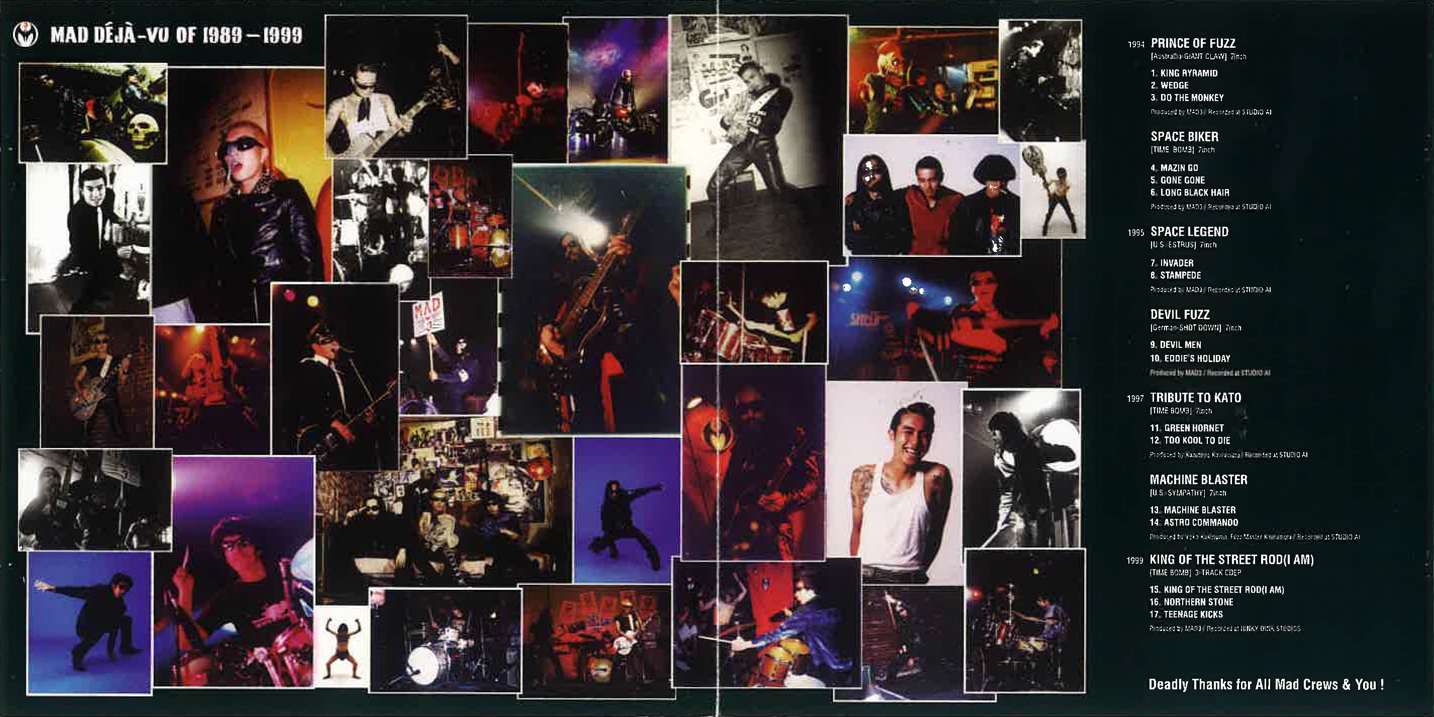 MAD 3 (マッド・スリー) - God Fuzzer (Japan タイムボム 限定 CD/New) シングルコンピ17曲