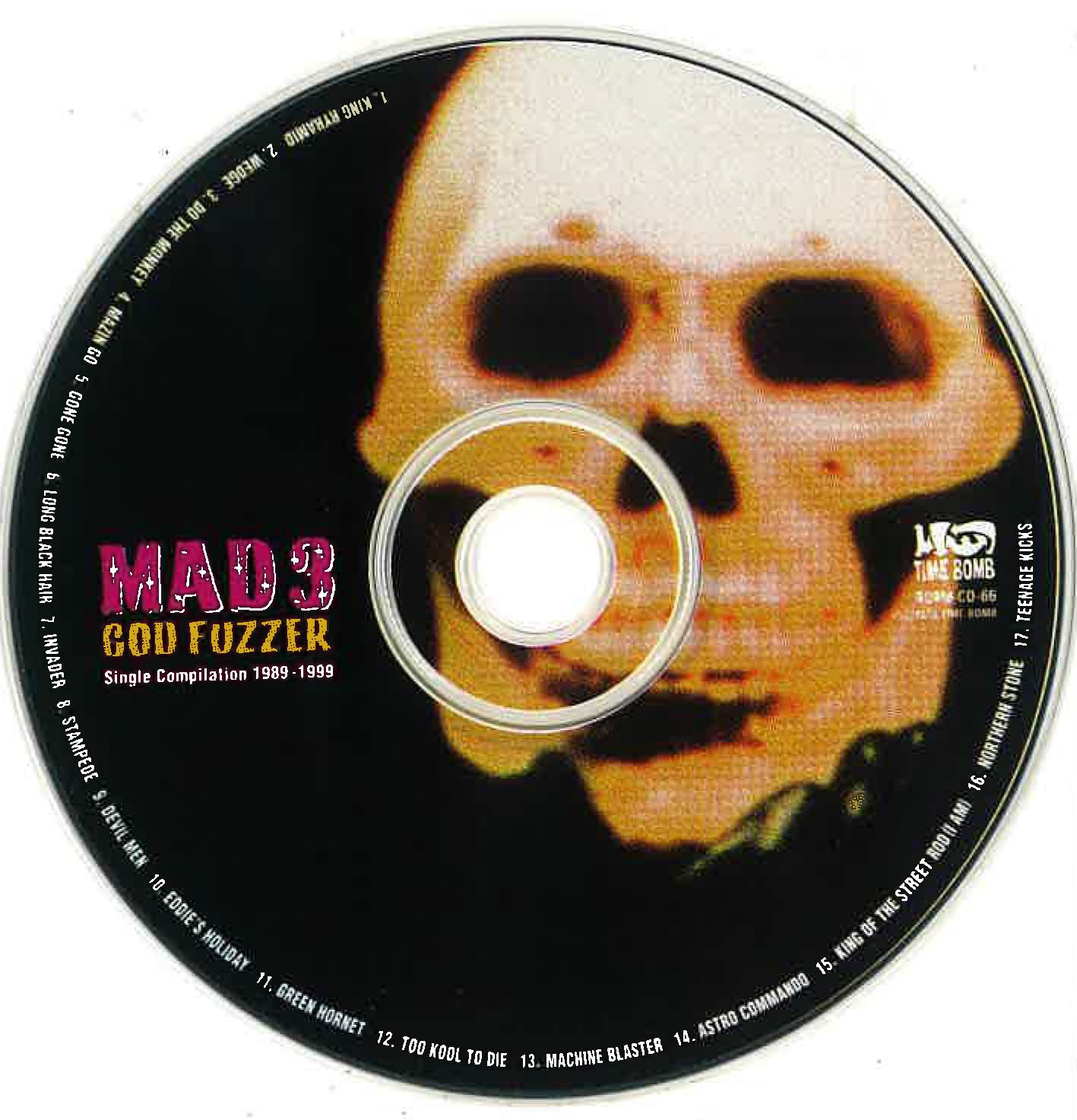 MAD 3 (マッド・スリー) - God Fuzzer (Japan タイムボム 限定 CD/New) シングルコンピ17曲
