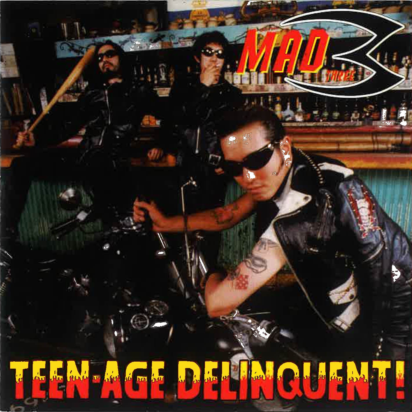 MAD 3 (マッド・スリー) - Teen-Age Delinquent (Japan タイムボム 限定CD /New) '98年フル・セカンド・アルバム。