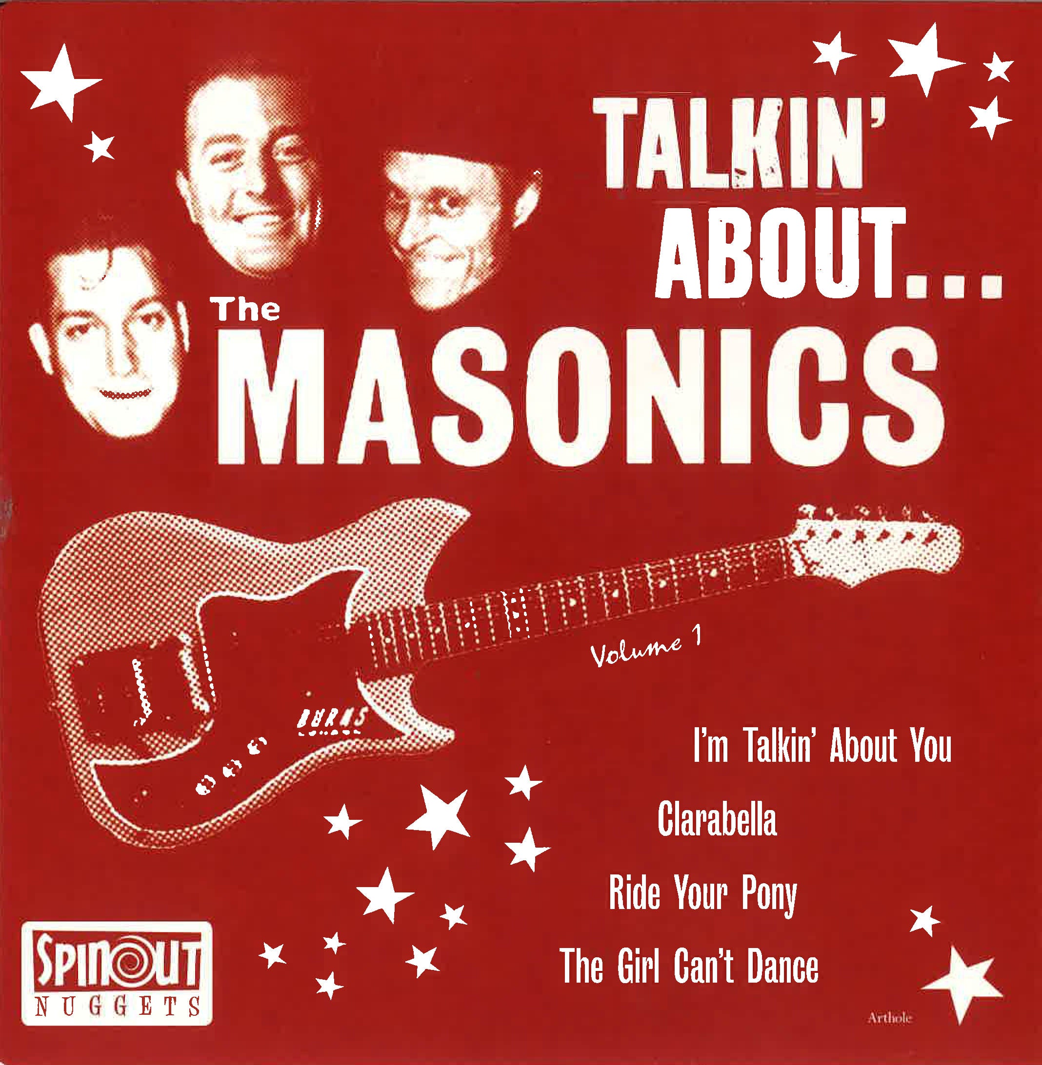 MASONICS, THE (マーソニックス= 元ミルクシェイクス他、英ガレージレジェンド ) - Talkin' About... The Masonics Volume 1 (UK 500枚限定ナンバリング入り4曲入り7インチEP/New)