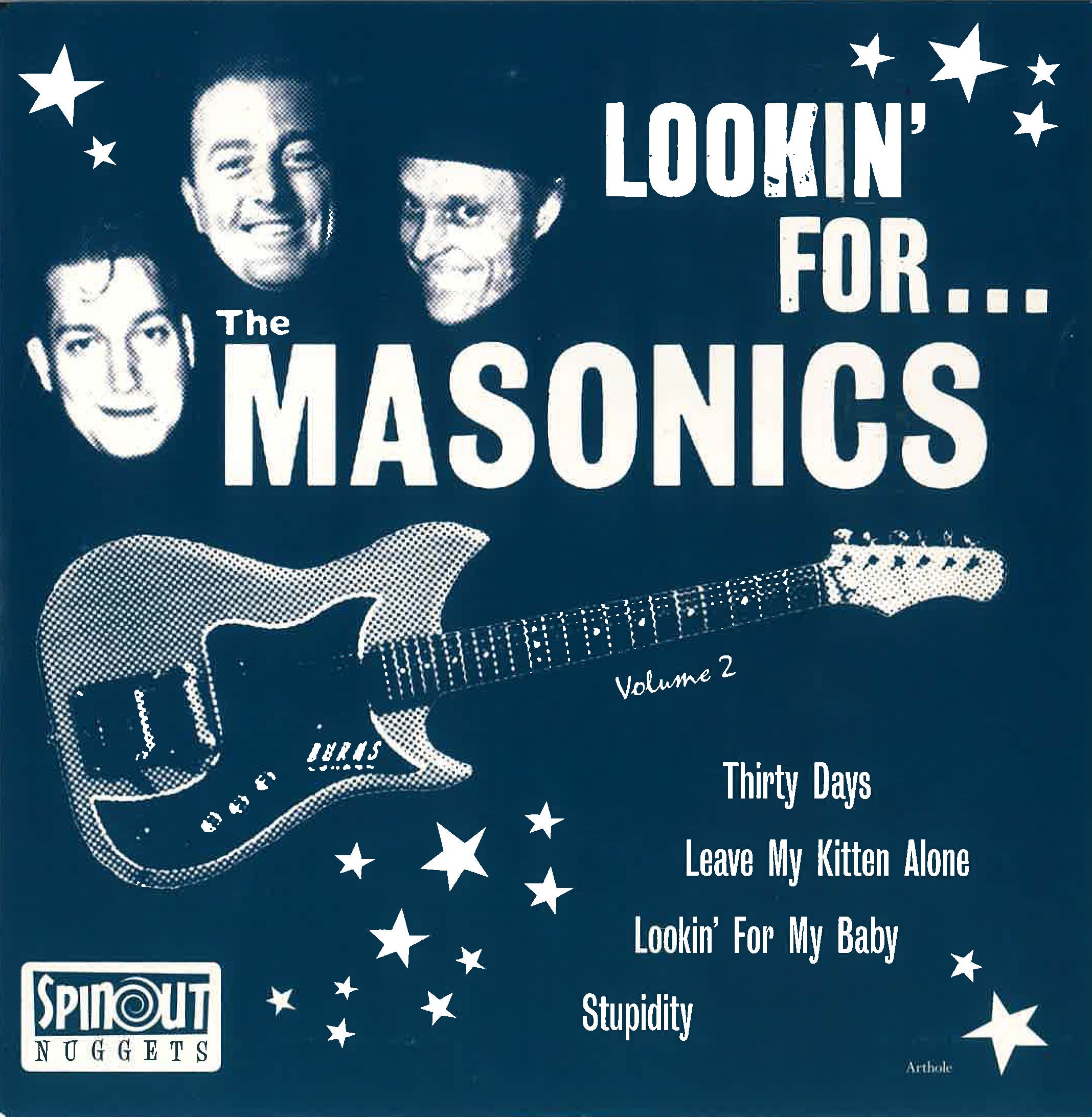 MASONICS, THE (マーソニックス= 元ミルクシェイクス他、英ガレージレジェンド ) - Lookin' For... The Masonics Volume 2 (UK 500枚限定ナンバリング入り4曲入り7インチEP/New)