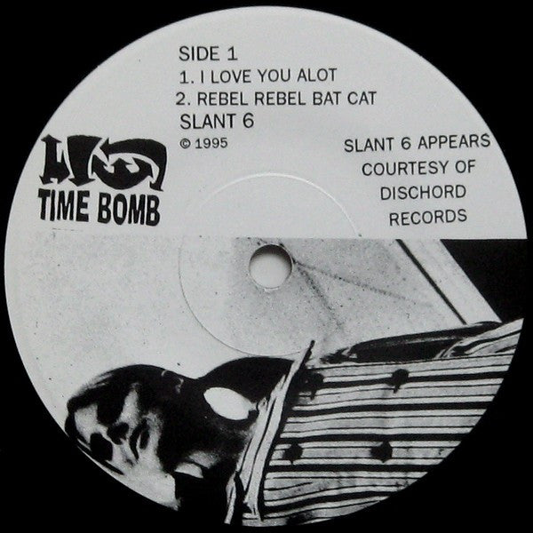 MAKE UP (メークアップ) / SLANT 6 (スラント・シックス) - Split Single (Japan タイムボム 限定ジャケ付き 4曲入り7” EP/New) ディスコード社2組スプリット!サーストン(ソニックユース)が年間ベストシングルに選んだ1枚。残少!