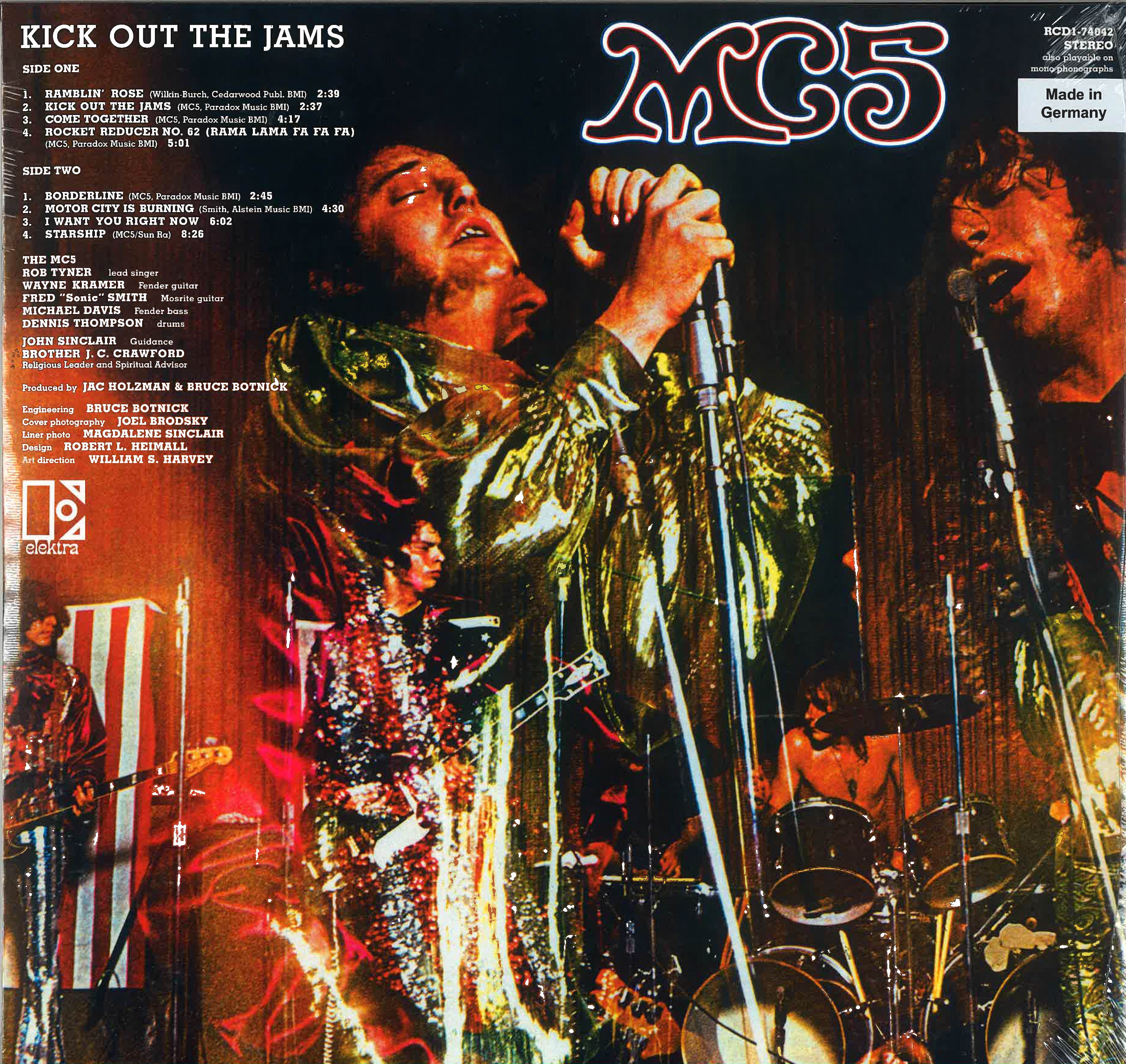 MC 5 (エム・シー・ファイヴ) - Kick Out The Jams (EU 限定再発「クリア&赤スプラッターヴァイナル」LP/New)