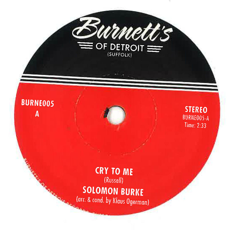 MEL TORME / SOLOMON BURKE (メル・トーメ / ソロモン・バーク)  - Comin' Home Baby / Cry To Me  (UK 限定再発 7"/New）