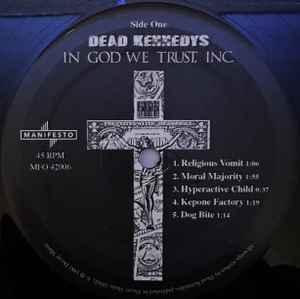 DEAD KENNEDYS (デッド・ケネディーズ) - In God We Trust, Inc. (US 「正規」限定リマスター再発 12"/ New) '81年の名作ミニアルバム!
